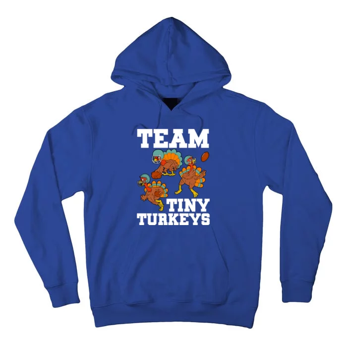 Thanksgiving Football Team Turkey Day Game Bowl High School Gift Tall Hoodie