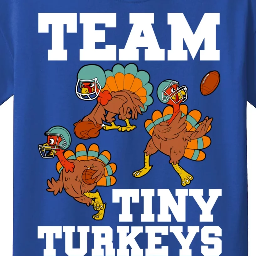 Thanksgiving Football Team Turkey Day Game Bowl High School Gift Kids T-Shirt