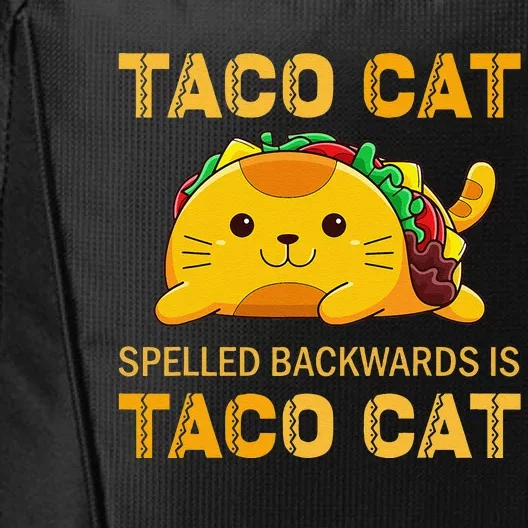 TacoCat For Taco Cat Cinco De Mayo TacoCat Tacos City Backpack