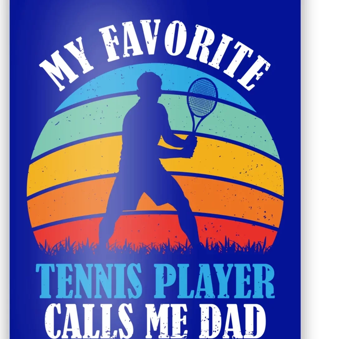 Tennis Funny Tennis Dad Crew Professional Tennis Player Gift Poster