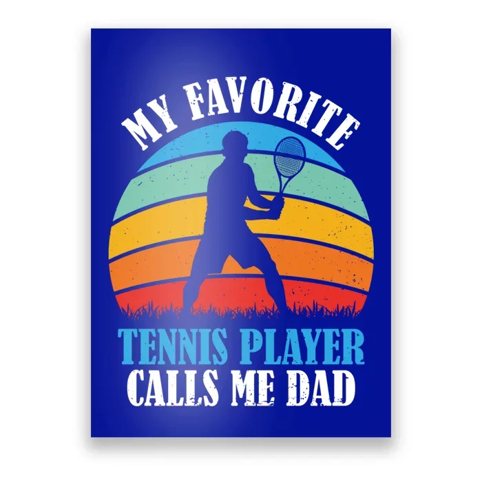 Tennis Funny Tennis Dad Crew Professional Tennis Player Gift Poster