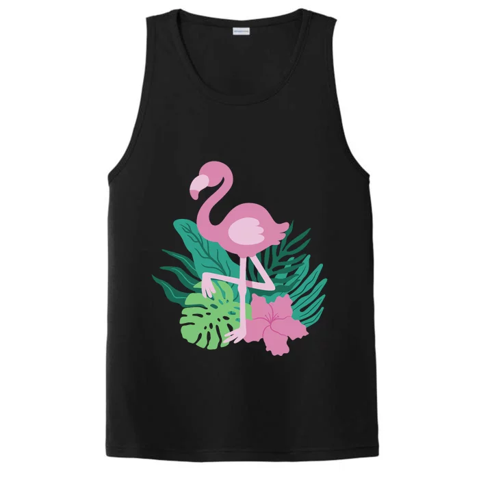 Tropical Flamingo Performance Tank