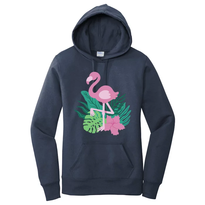 Tropical Flamingo Women's Pullover Hoodie