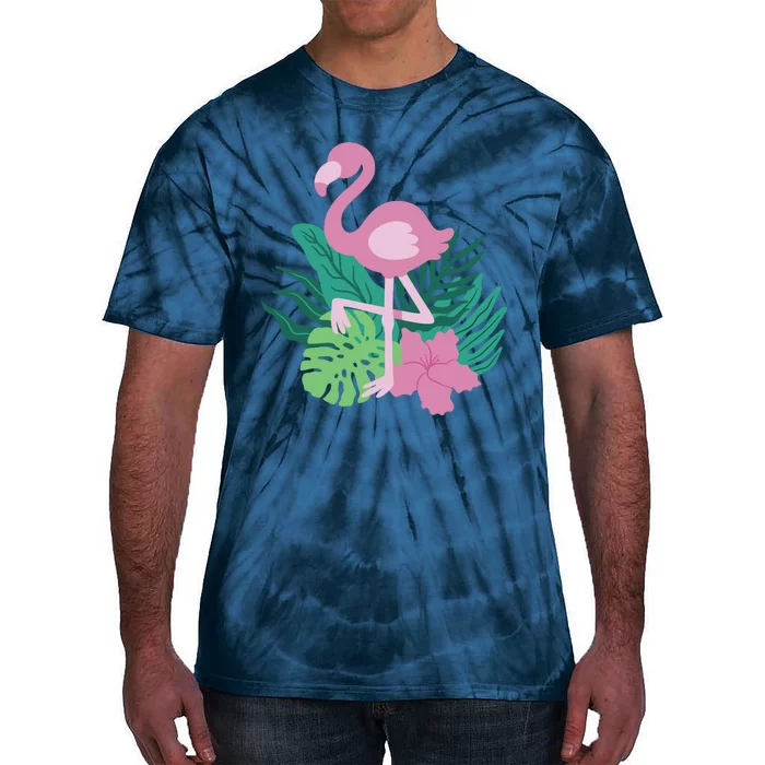 Tropical Flamingo Tie-Dye T-Shirt