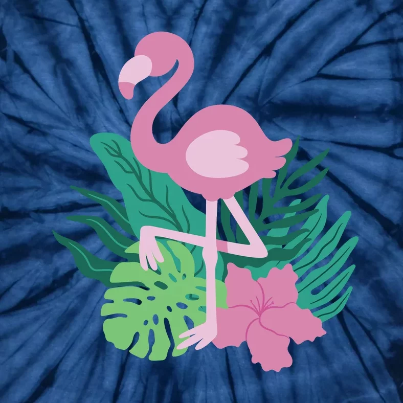 Tropical Flamingo Tie-Dye T-Shirt