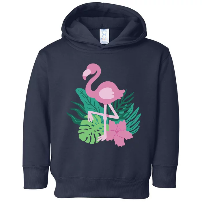 Tropical Flamingo Toddler Hoodie