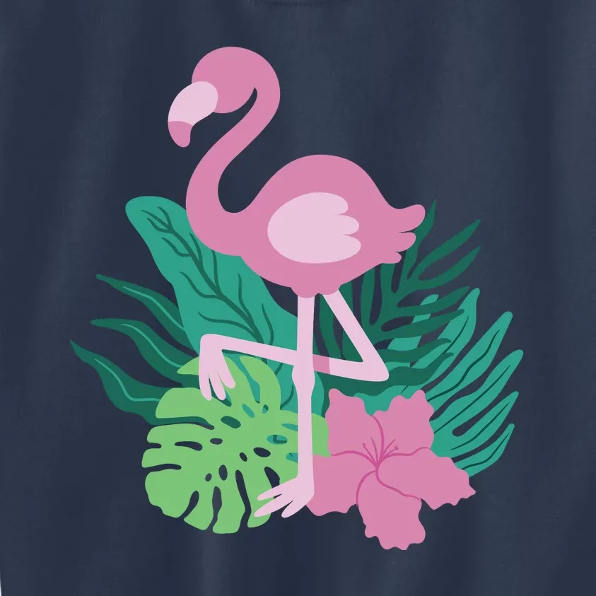 Tropical Flamingo Kids Sweatshirt