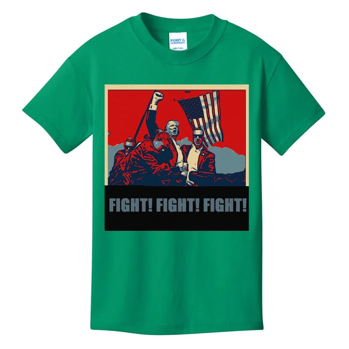 Trump Fights! Kids T-Shirt