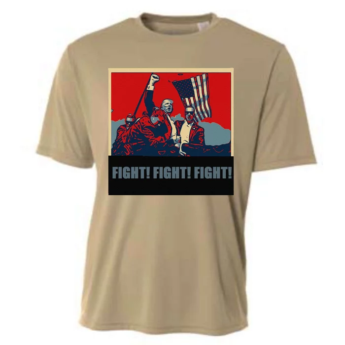 Trump Fights! Cooling Performance Crew T-Shirt