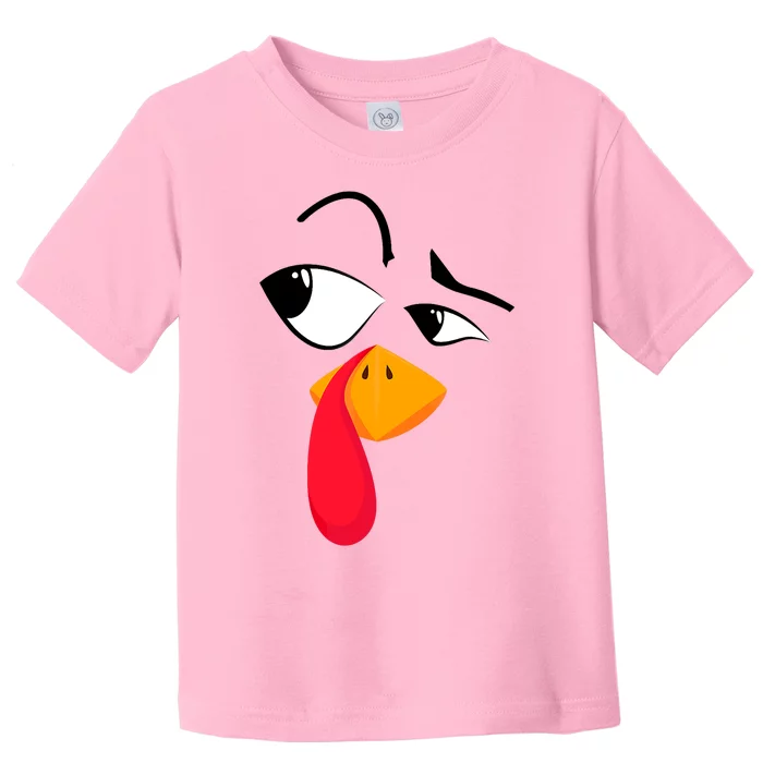 Turkey Face Tees Adult Funny Halloween Thanksgiving Toddler T-Shirt