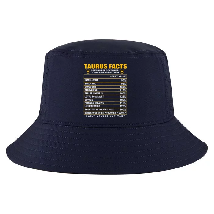 Taurus Facts Cool Comfort Performance Bucket Hat