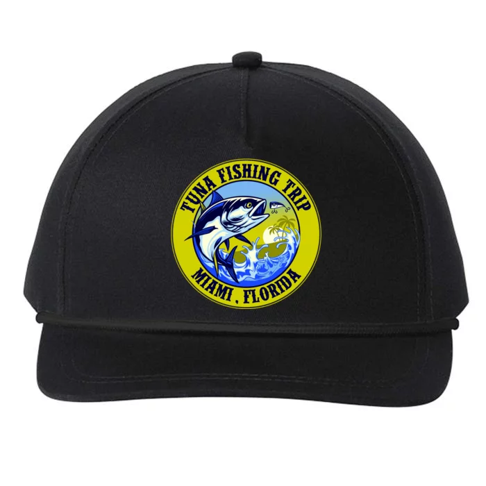 Tuna Fishing Trip Miami Florida Snapback Five-Panel Rope Hat