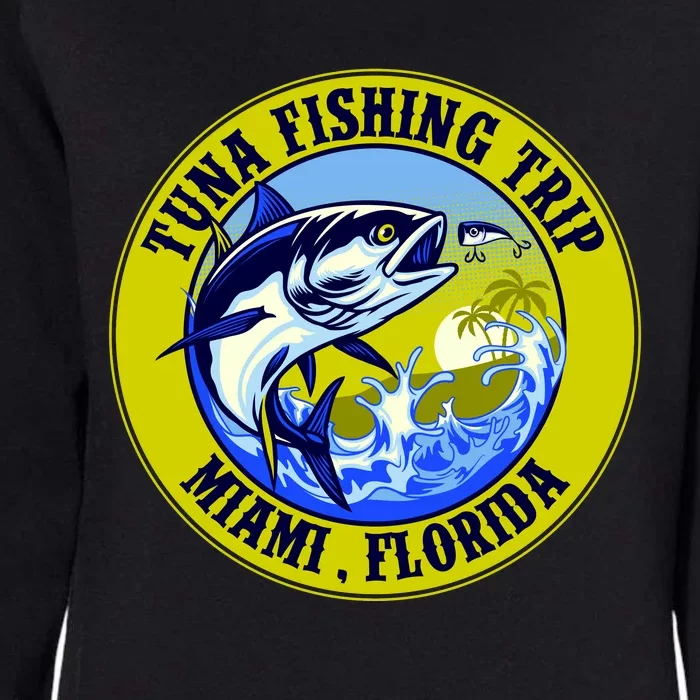 Tuna Fishing Trip Miami Florida Womens California Wash Sweatshirt