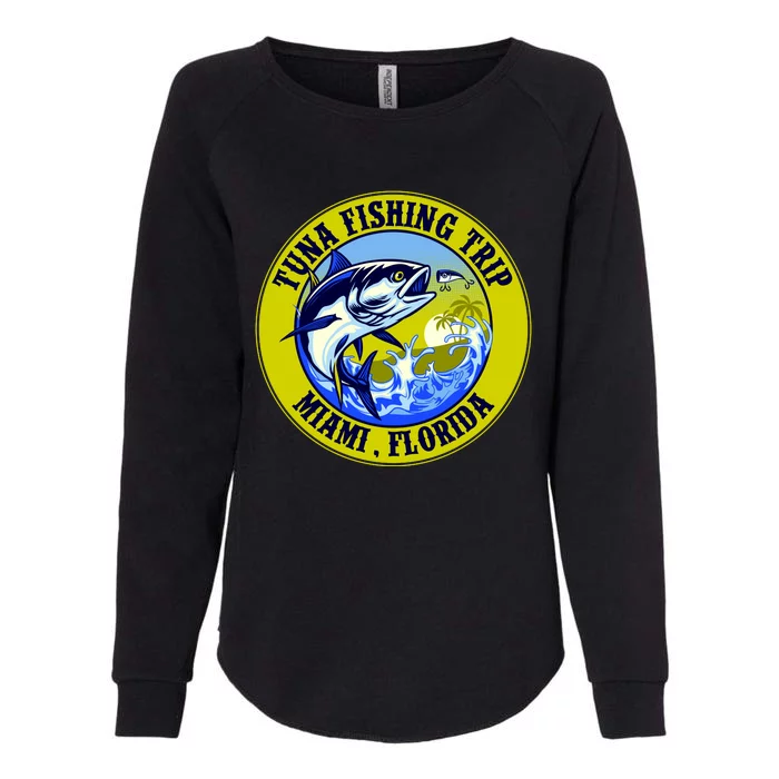 Tuna Fishing Trip Miami Florida Womens California Wash Sweatshirt