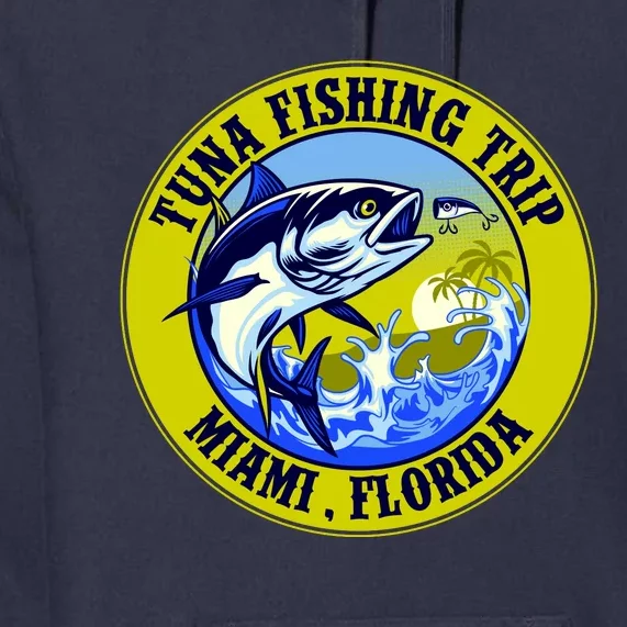 Tuna Fishing Trip Miami Florida Premium Hoodie