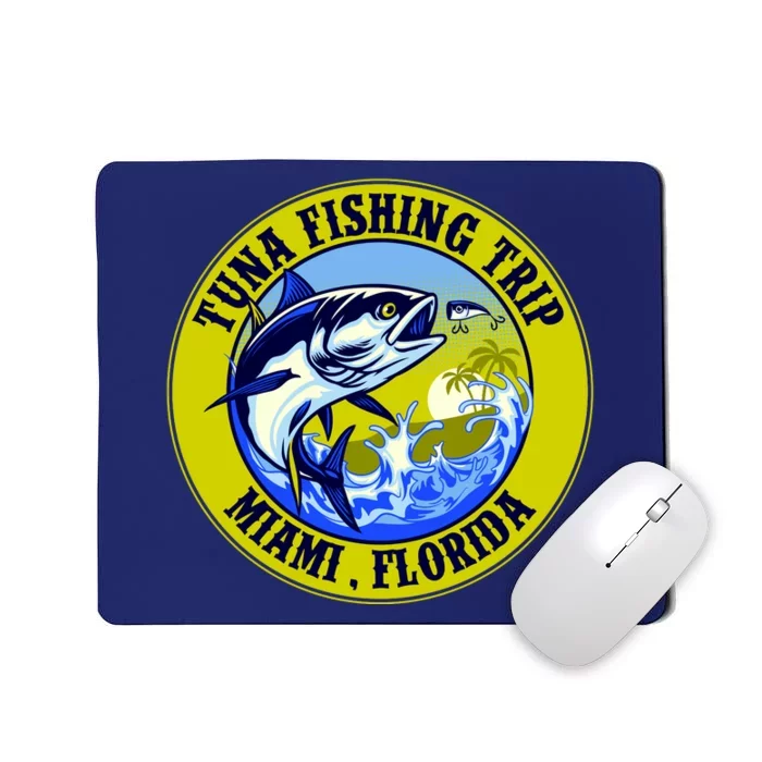 Tuna Fishing Trip Miami Florida Mousepad