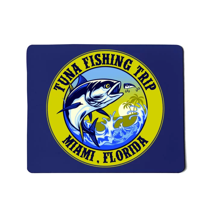 Tuna Fishing Trip Miami Florida Mousepad