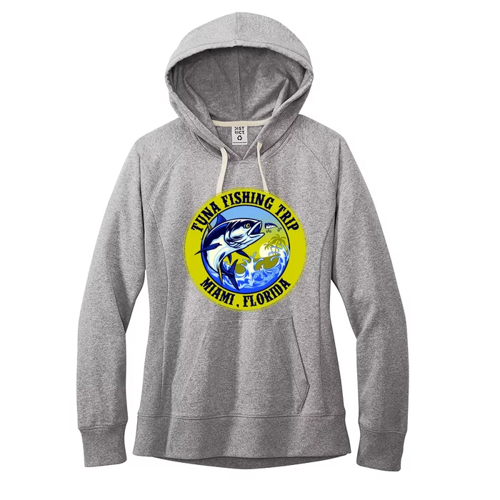 Tuna Fishing Trip Miami Florida Women's Fleece Hoodie