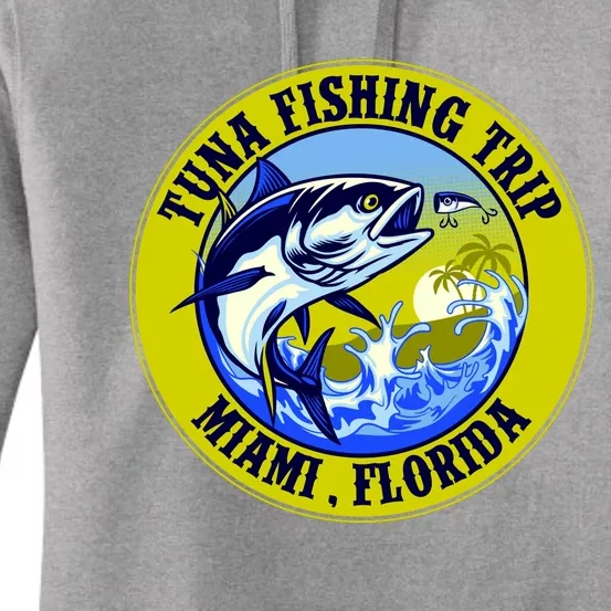 Tuna Fishing Trip Miami Florida Women's Pullover Hoodie