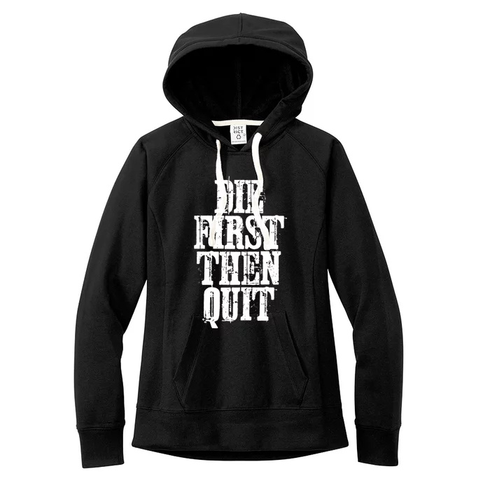 Then Finish The First Cute Gift Meaningful Gift Women's Fleece Hoodie