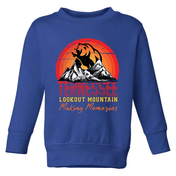 Tennessee Family Trip Making Memories Lookout Mountain Gift Toddler Sweatshirt