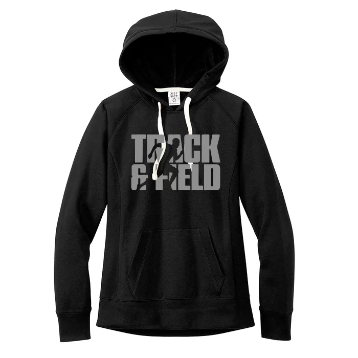 Track & Field Themed Design Graphic Track & Field Women's Fleece Hoodie