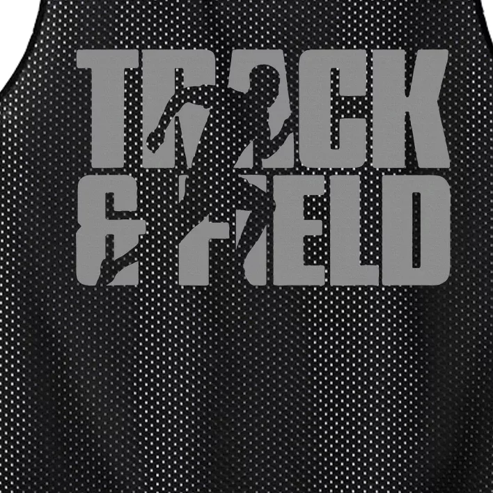 Track & Field Themed Mesh Reversible Basketball Jersey Tank