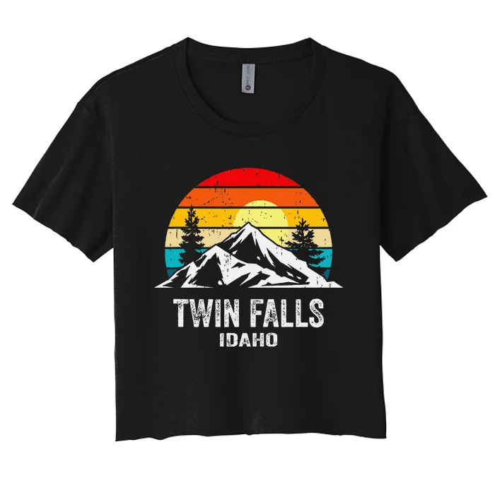 Twin Falls Women's Crop Top Tee