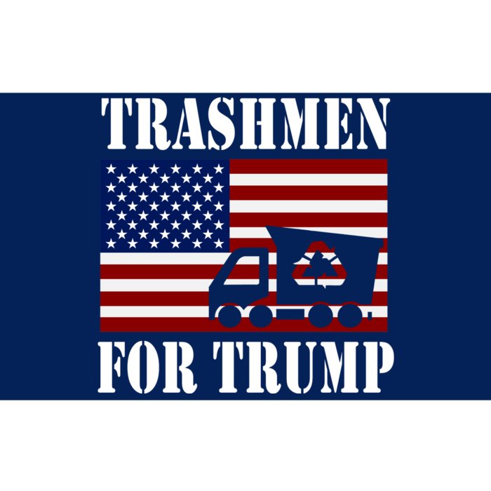 Trashmen For Trump 2024 Funny Election Garbageman Supporters Bumper Sticker