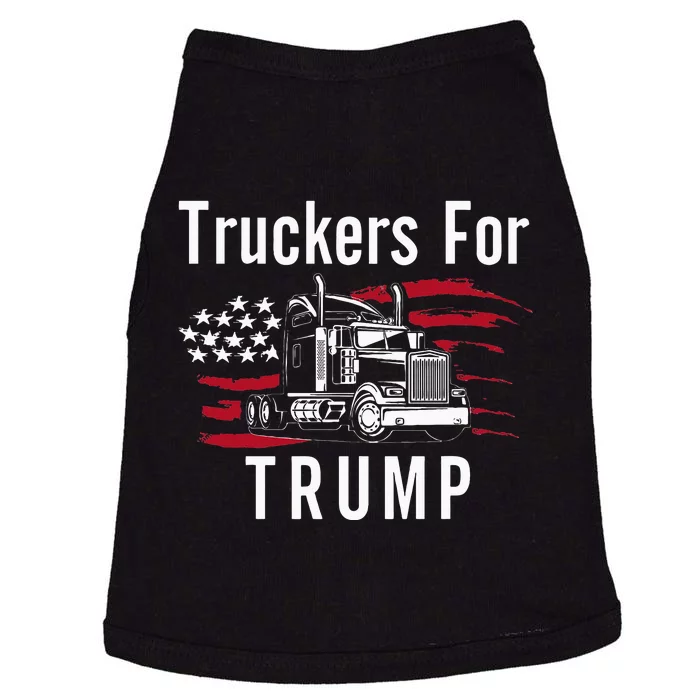 Truckers for Trump 2024 Long Sleeve Doggie Tank