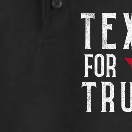 Texas For Trump Dry Zone Grid Performance Polo