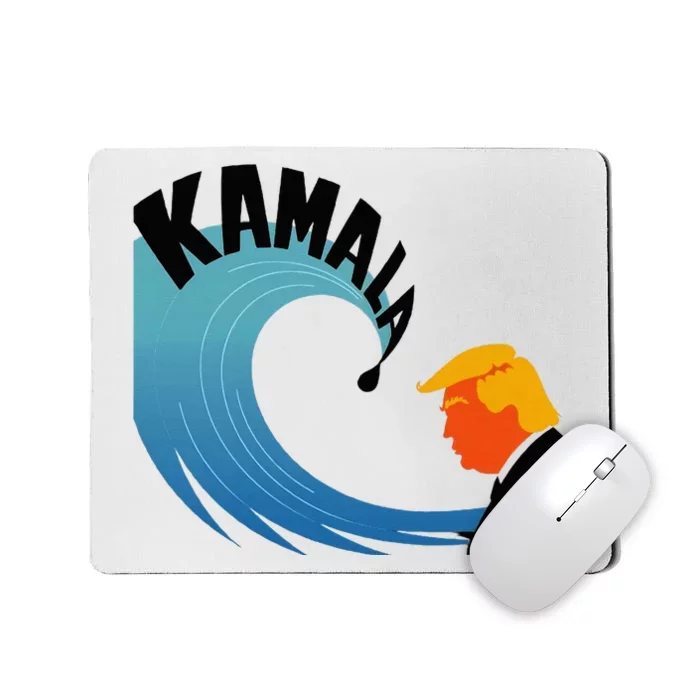 Trump Faces The Unstoppable Kamala Tsunami Mousepad