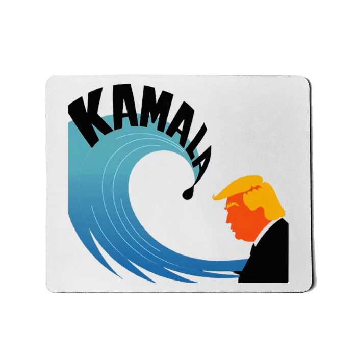 Trump Faces The Unstoppable Kamala Tsunami Mousepad