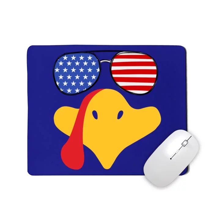 Turkey Face Thanksgiving Matching Family Gobble Great Gift Mousepad