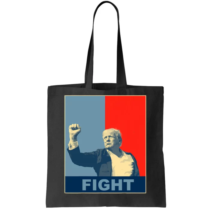 Trump Fight Tote Bag