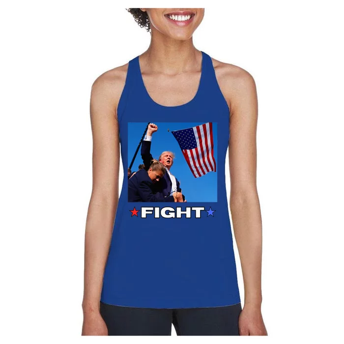 Trump Fight Women's Racerback Tank