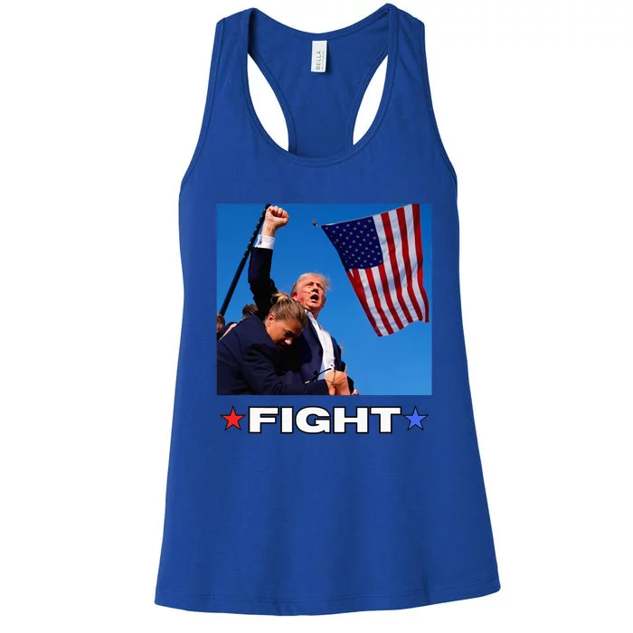 Trump Fight Women's Racerback Tank