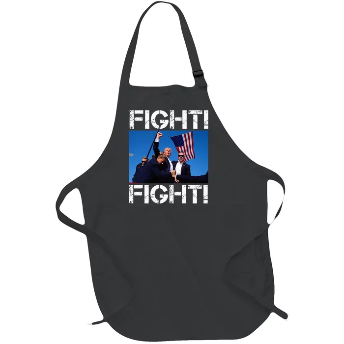 Trump Fight Trump Fighting Full-Length Apron With Pocket