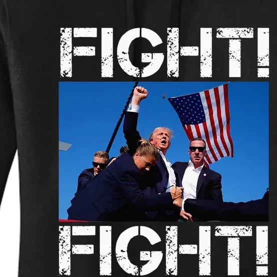 Trump Fight Trump Fighting Women's Pullover Hoodie