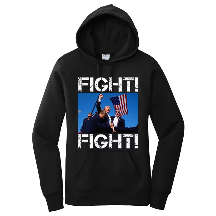 Trump Fight Trump Fighting Women's Pullover Hoodie