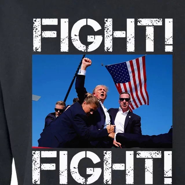 Trump Fight Trump Fighting Cropped Pullover Crew