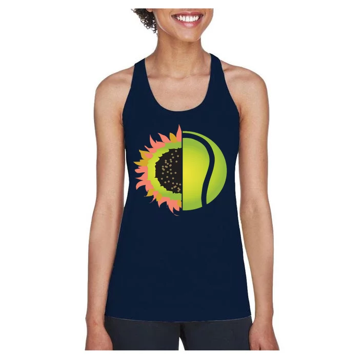 Tennis Flower Women's Racerback Tank