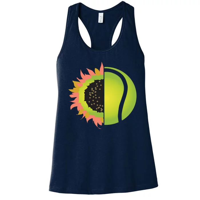 Tennis Flower Women's Racerback Tank