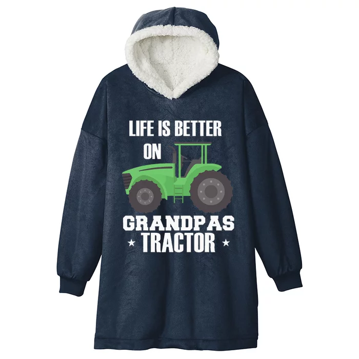 Tractor Farm Tractor Boy Hooded Wearable Blanket