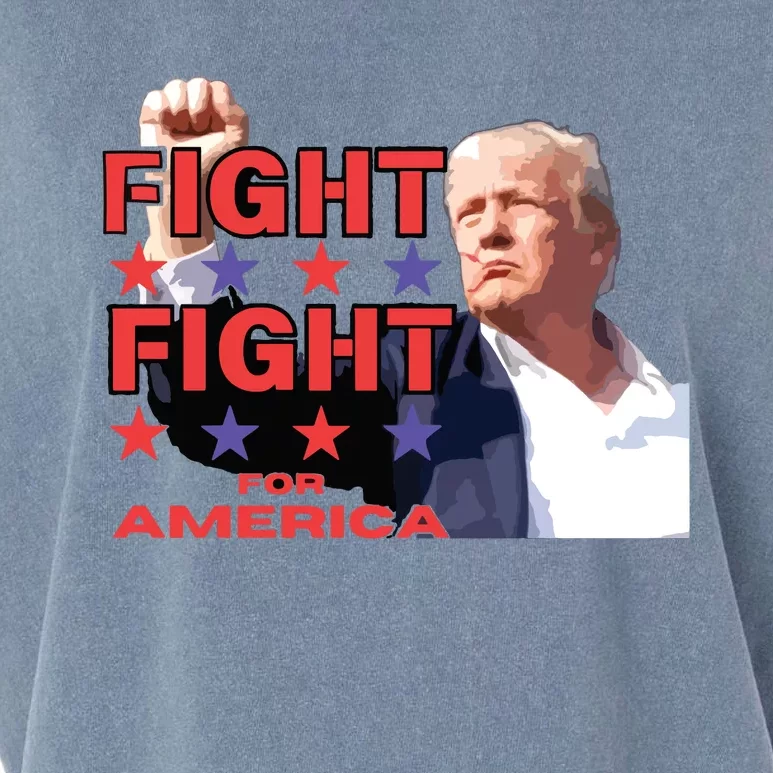 Trump Fight Trump Shooting Fight Trump Attempted Assassination Garment-Dyed Women's Muscle Tee