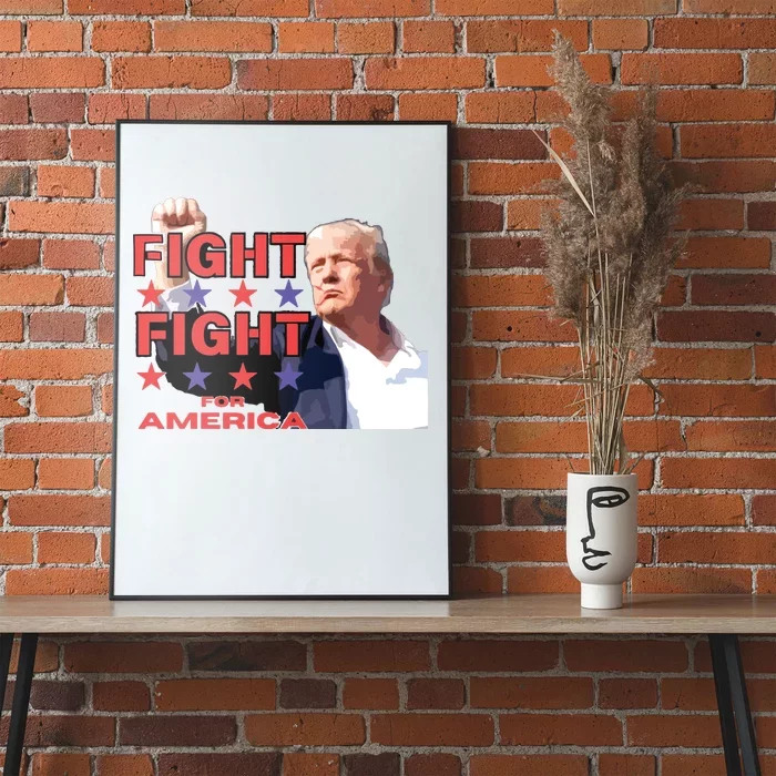 Trump Fight Trump Shooting Fight Trump Attempted Assassination Poster