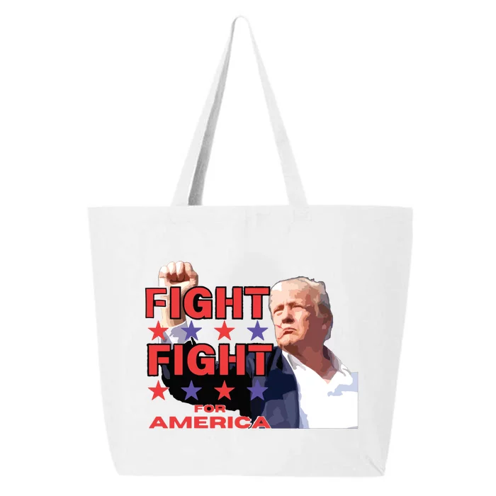 Trump Fight Trump Shooting Fight Trump Attempted Assassination 25L Jumbo Tote