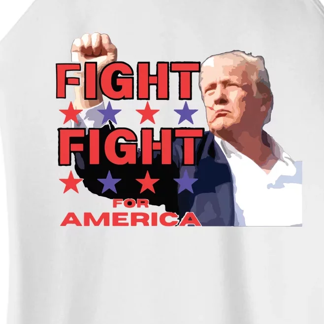 Trump Fight Trump Shooting Fight Trump Attempted Assassination Women’s Perfect Tri Rocker Tank