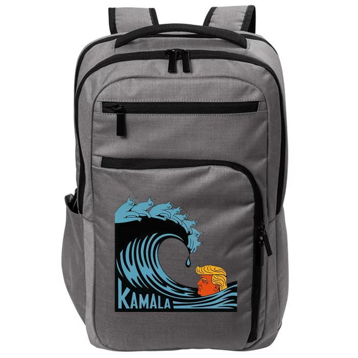 Trump Faces The Power Of KamalaS Rising Wave Impact Tech Backpack