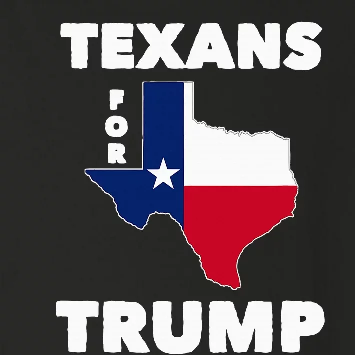 Texans For Trump President 2024 Texas Toddler Long Sleeve Shirt